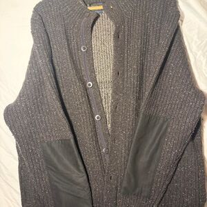 Pendleton Women's Black and Grey Cardigan